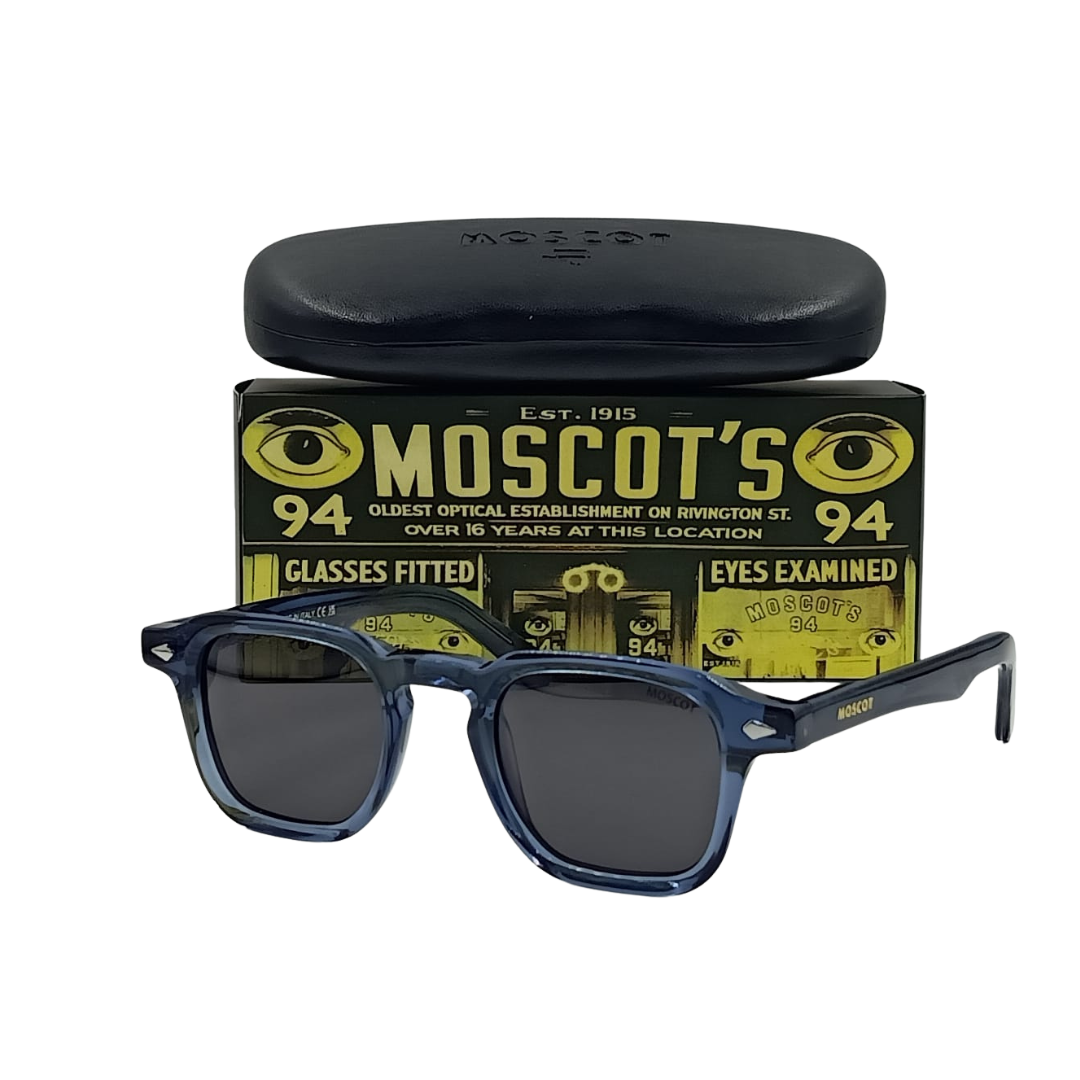 Lunettes de soleil MOSCOT F2688 Bleu/noir