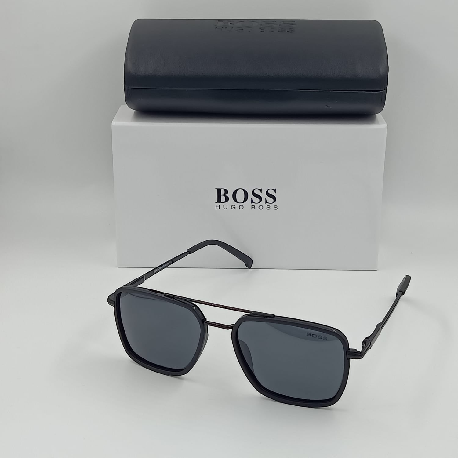 Lunettes de soleil BOSS B1312S Métal Noir/Noir