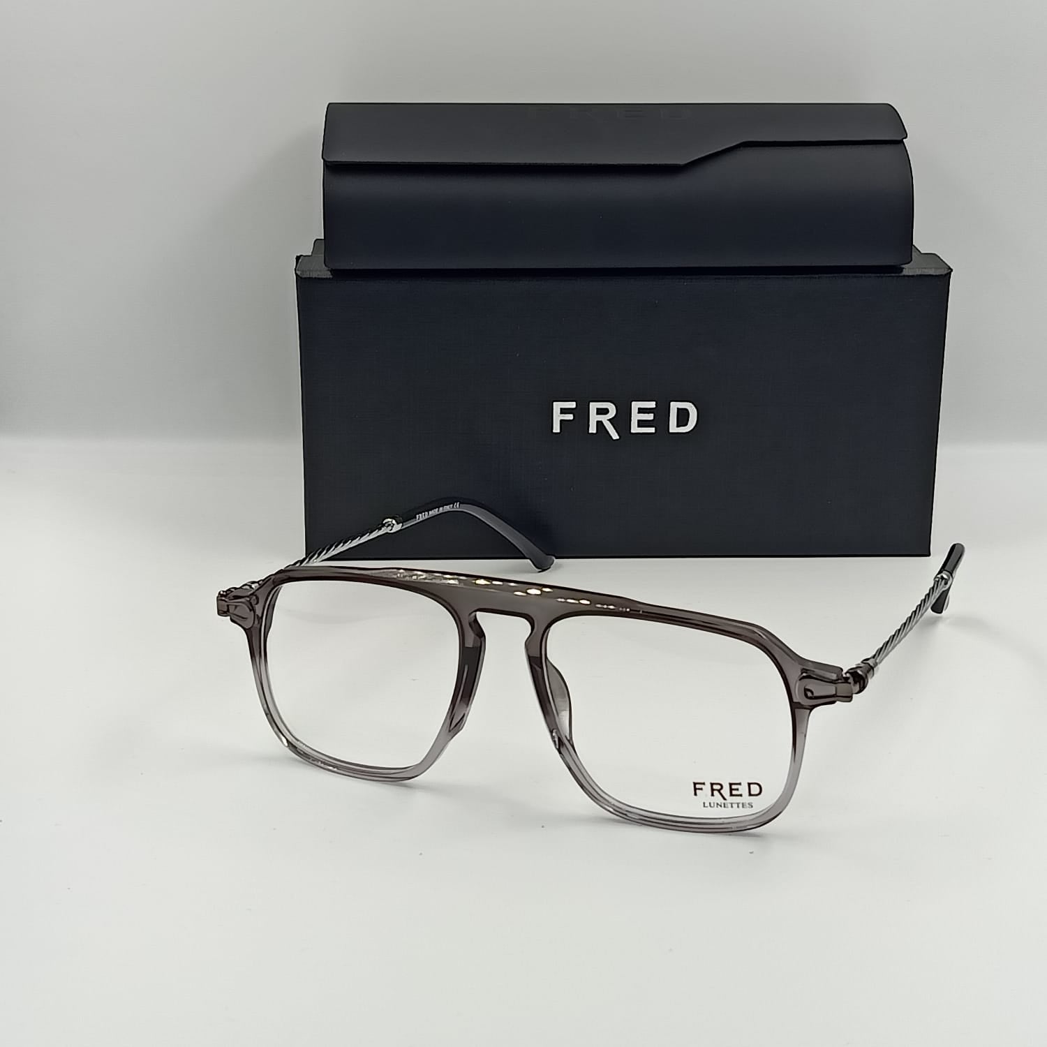 Lunettes de Vue unisex: FRED FR6085 Gris