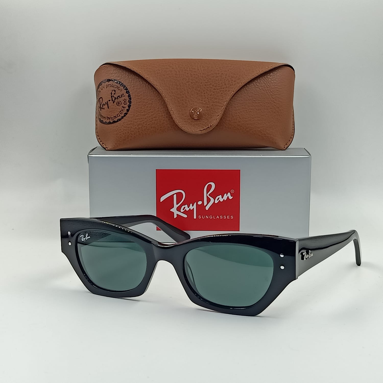 Lunettes de soleil Femme : RAY-BAN  RB3559 Noir/Noir