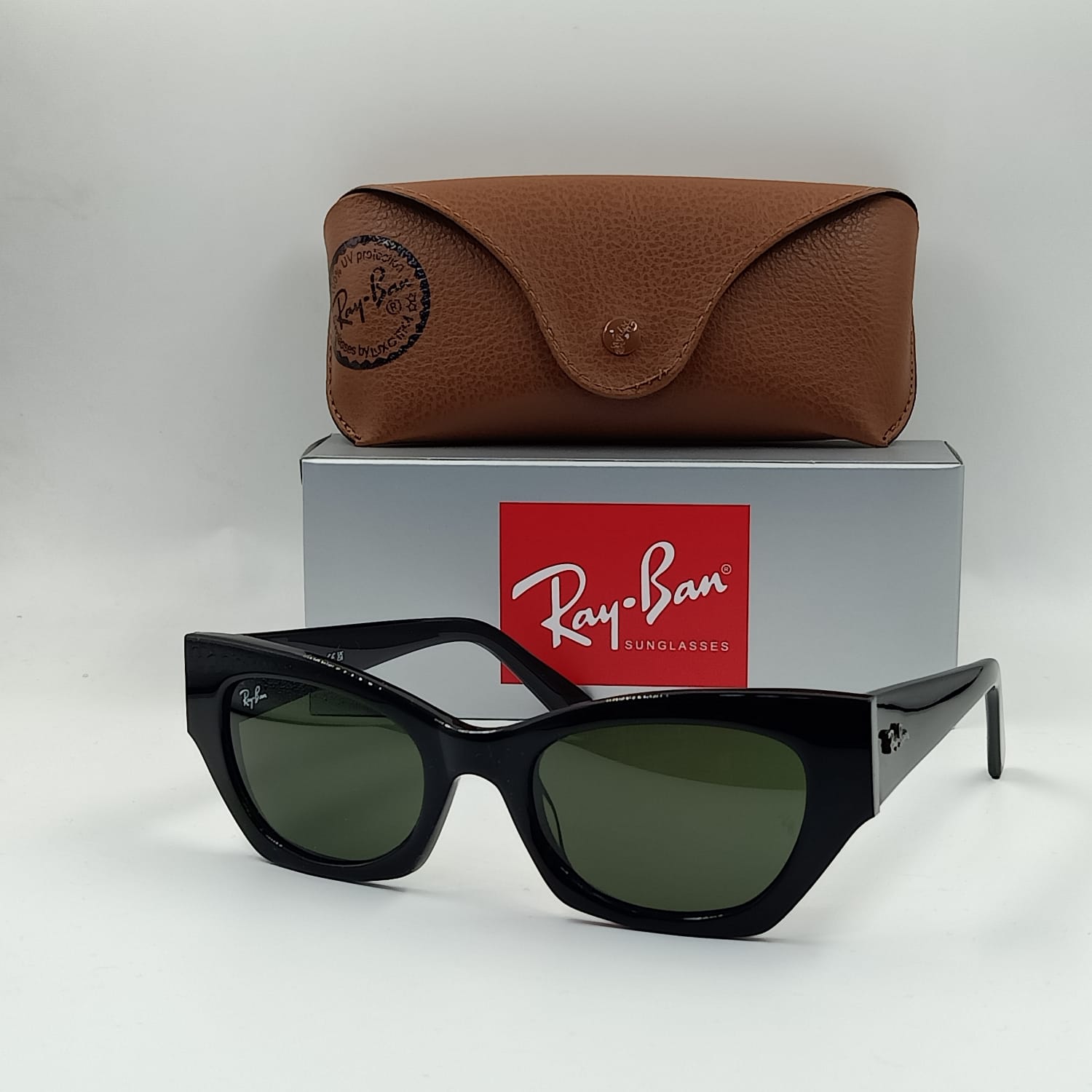 Lunettes de soleil Femme : RAY-BAN  RB3559 Noir Vert/Noir