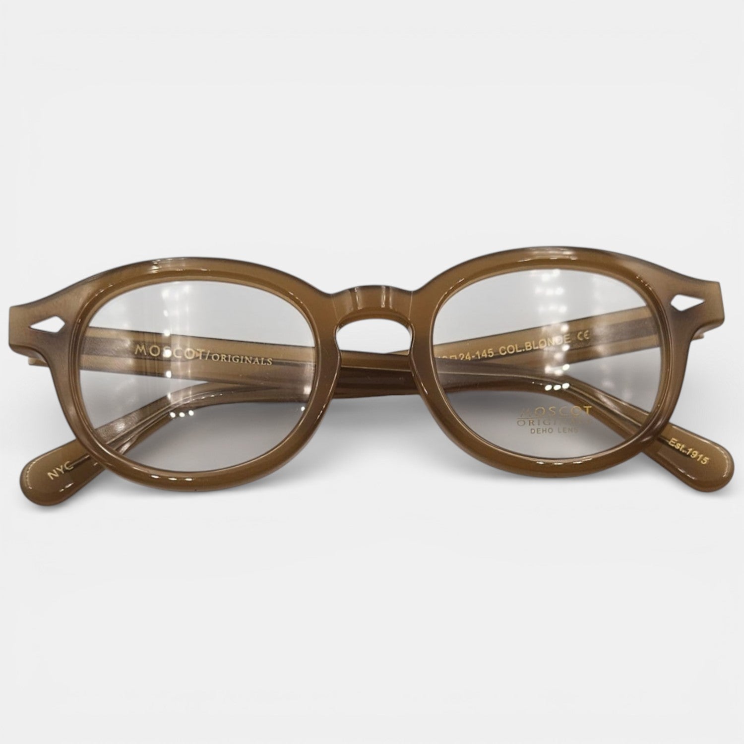 Lunettes de Vue unisex MOSCOT Marron caramel