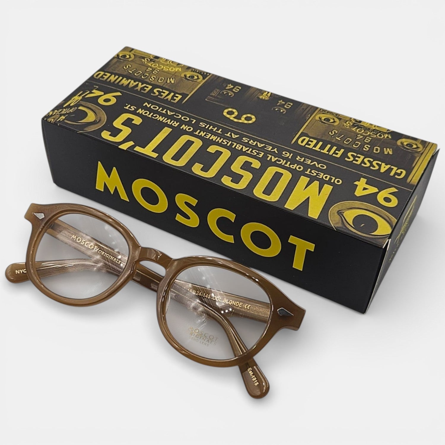 Lunettes de Vue unisex MOSCOT Marron caramel