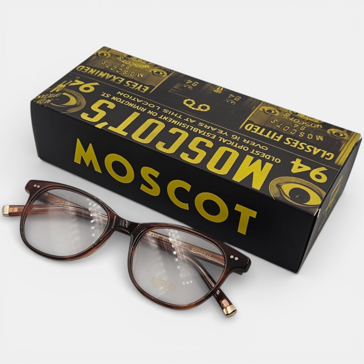 Lunettes de Vue unisex MOSCOT Marron Miel