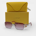 Lunettes de soleil Femme : LOEWE  LW9085 Bardeau