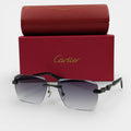 Lunettes de soleil Femme : CARTIER  CR8090 Noir Dégrade