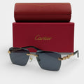 Lunettes de soleil Femme : CARTIER  CR8090 Noir